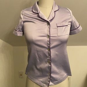 Katiejnyc Silk Purple PJ Set Size Teen Small
